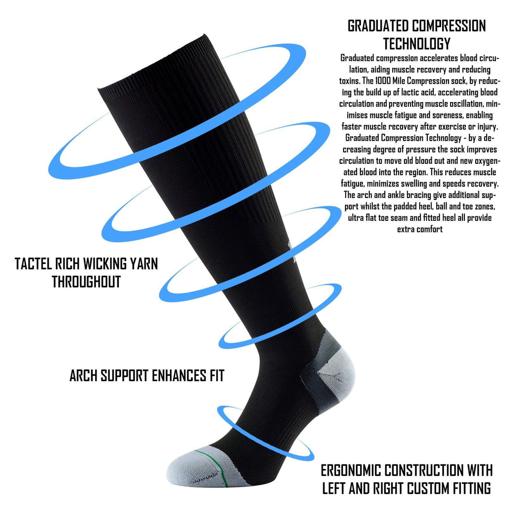 1000 Mile Compression Sock Unisex - DAC running | Running Shop | Shoes | Clothing | Accessories