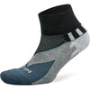 Black and grey ankle sock from Balega